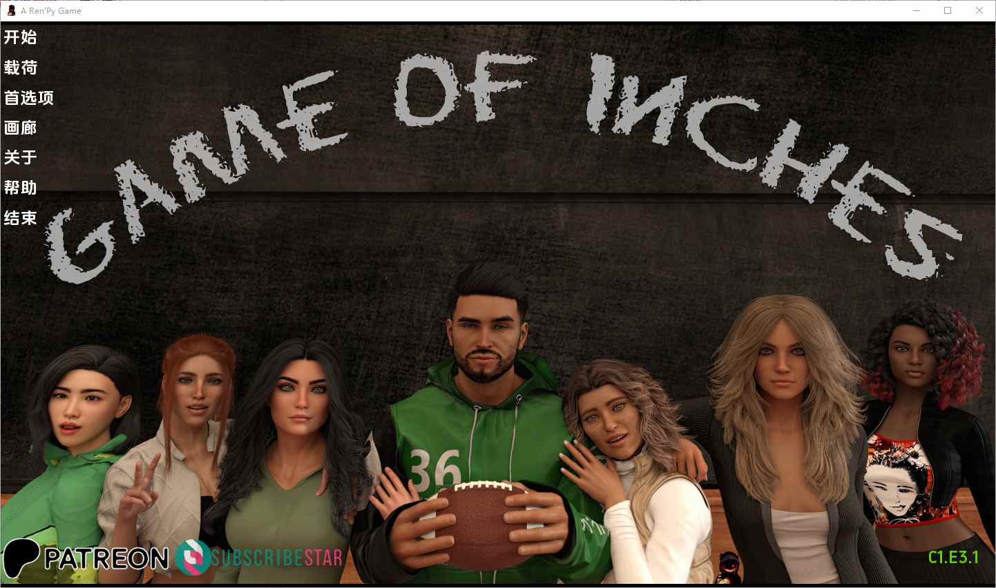 [SLG/汉化] 英寸游戏 Game of Inches [vC1.E3.1] PC+安卓汉化版-万千少女游戏万千少女游戏网